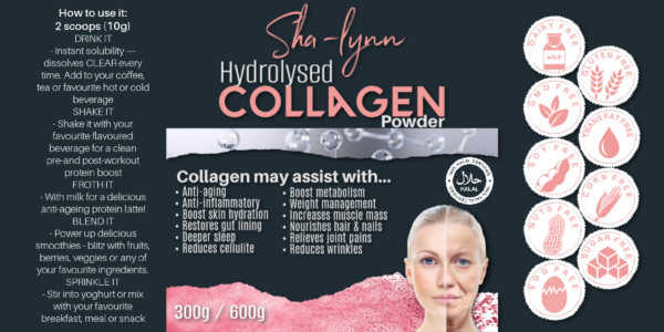 Sha-lynn Hydrolysed Collagen | 600g - Image 2