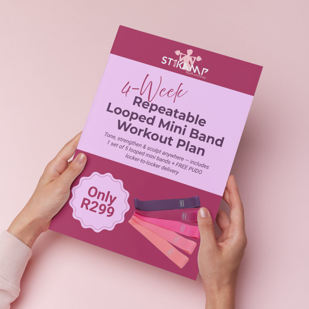 Looped Mini Band Workout Plan + Band Set (FREE Delivery)